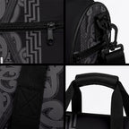 Maori Language Week Duffle Bag Kia Mau Ki To Ukaipo Grey Color