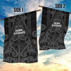 Maori Language Week Garden Flag Kia Mau Ki To Ukaipo Grey Color