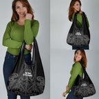 Maori Language Week Grocery Bag Kia Mau Ki To Ukaipo Grey Color