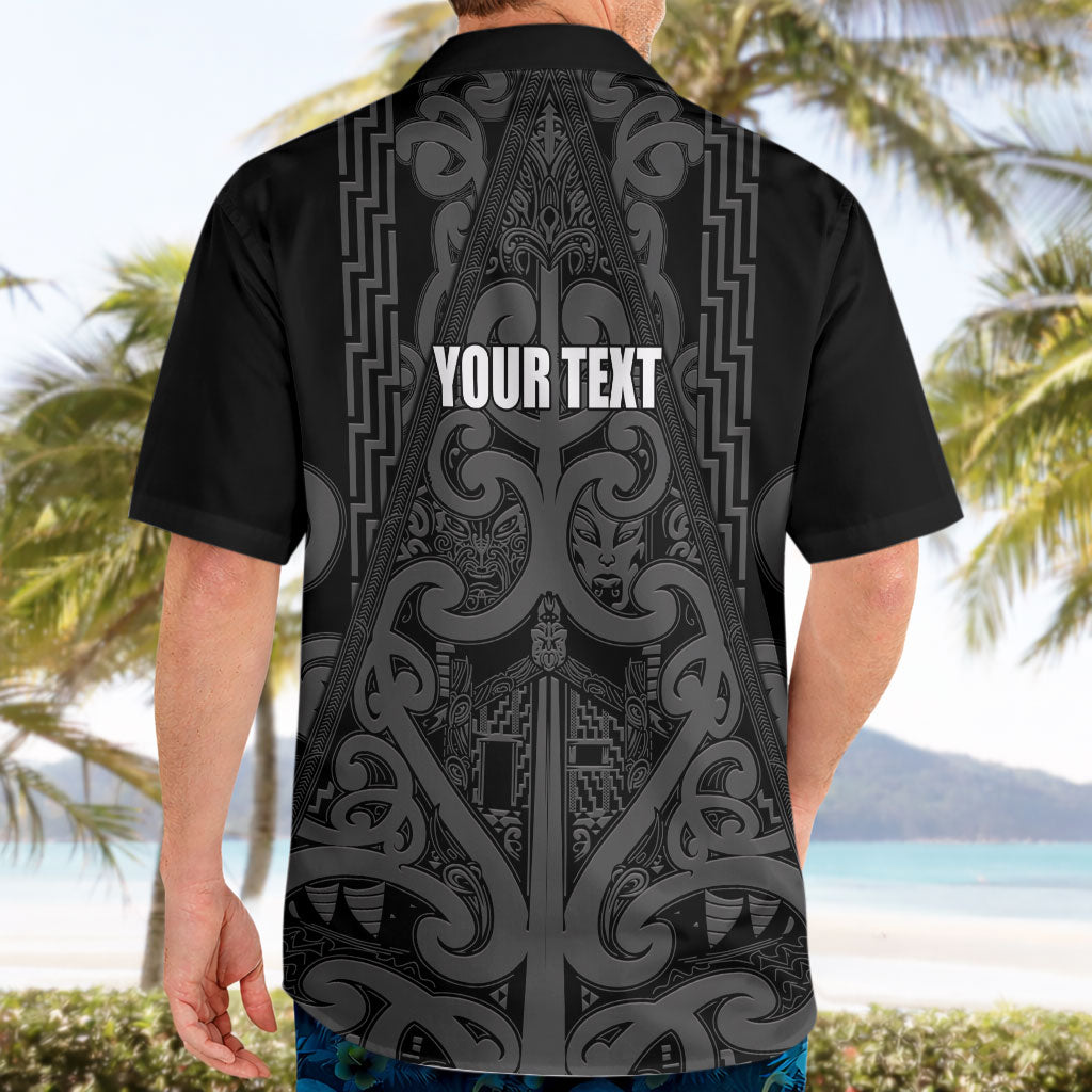 Maori Language Week Personalised Hawaiian Shirt Kia Mau Ki To Ukaipo Grey Color
