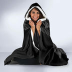 Maori Language Week Hooded Blanket Kia Mau Ki To Ukaipo Grey Color