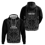 Maori Language Week Personalised Hoodie Kia Mau Ki To Ukaipo Grey Color