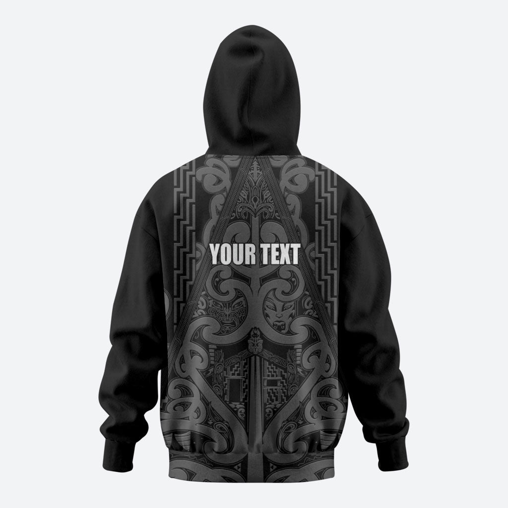 Maori Language Week Personalised Hoodie Kia Mau Ki To Ukaipo Grey Color