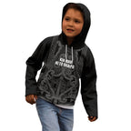 Maori Language Week Personalised Kid Hoodie Kia Mau Ki To Ukaipo Grey Color