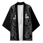 Maori Language Week Personalised Kimono Kia Mau Ki To Ukaipo Grey Color