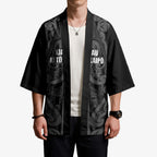 Maori Language Week Personalised Kimono Kia Mau Ki To Ukaipo Grey Color