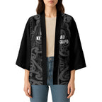 Maori Language Week Personalised Kimono Kia Mau Ki To Ukaipo Grey Color