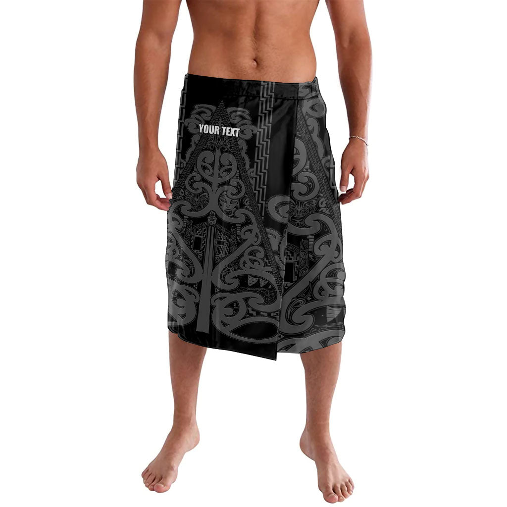 Maori Language Week Personalised Lavalava Kia Mau Ki To Ukaipo Grey Color
