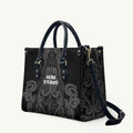 Maori Language Week Leather Bag Kia Mau Ki To Ukaipo Grey Color