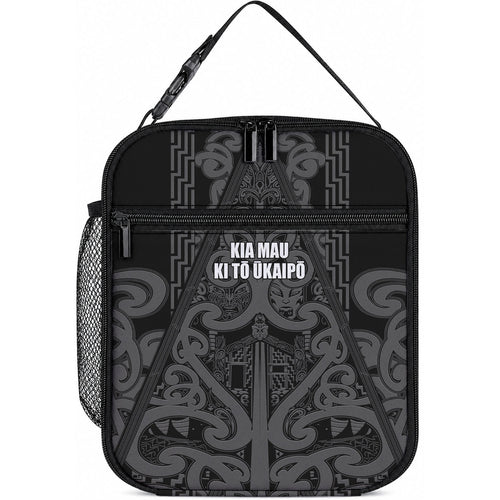 Maori Language Week Lunch Bag Kia Mau Ki To Ukaipo Grey Color