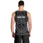 Maori Language Week Personalised Men Tank Top Kia Mau Ki To Ukaipo Grey Color