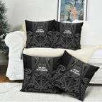 Maori Language Week Pillow Cover Kia Mau Ki To Ukaipo Grey Color