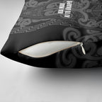 Maori Language Week Pillow Cover Kia Mau Ki To Ukaipo Grey Color