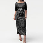 Maori Language Week Personalised Puletasi Kia Mau Ki To Ukaipo Grey Color