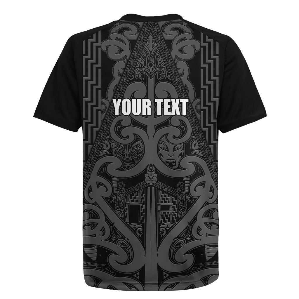 Maori Language Week Personalised Rugby Jersey Kia Mau Ki To Ukaipo Grey Color