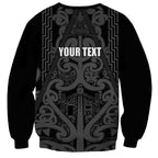 Maori Language Week Personalised Sweatshirt Kia Mau Ki To Ukaipo Grey Color