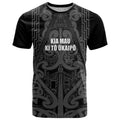 Maori Language Week Personalised T Shirt Kia Mau Ki To Ukaipo Grey Color