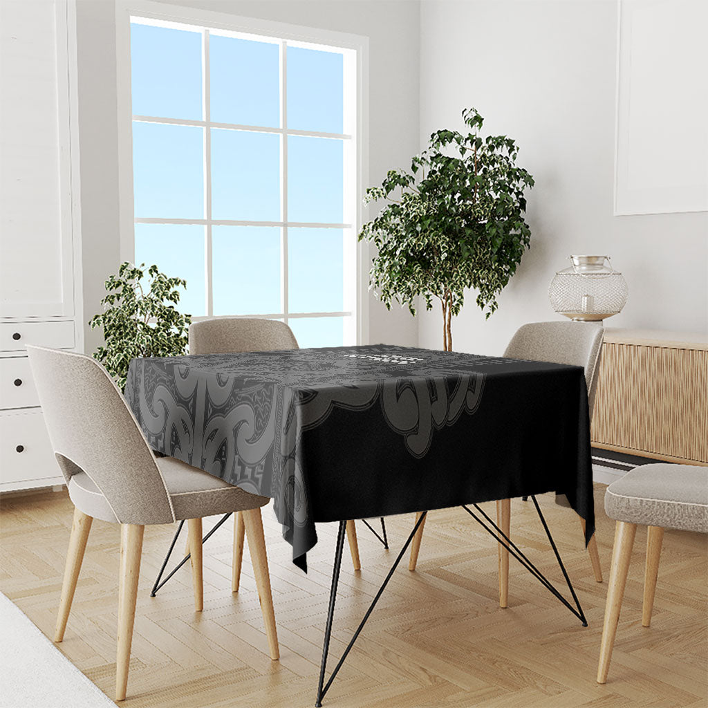 Maori Language Week Tablecloth Kia Mau Ki To Ukaipo Grey Color