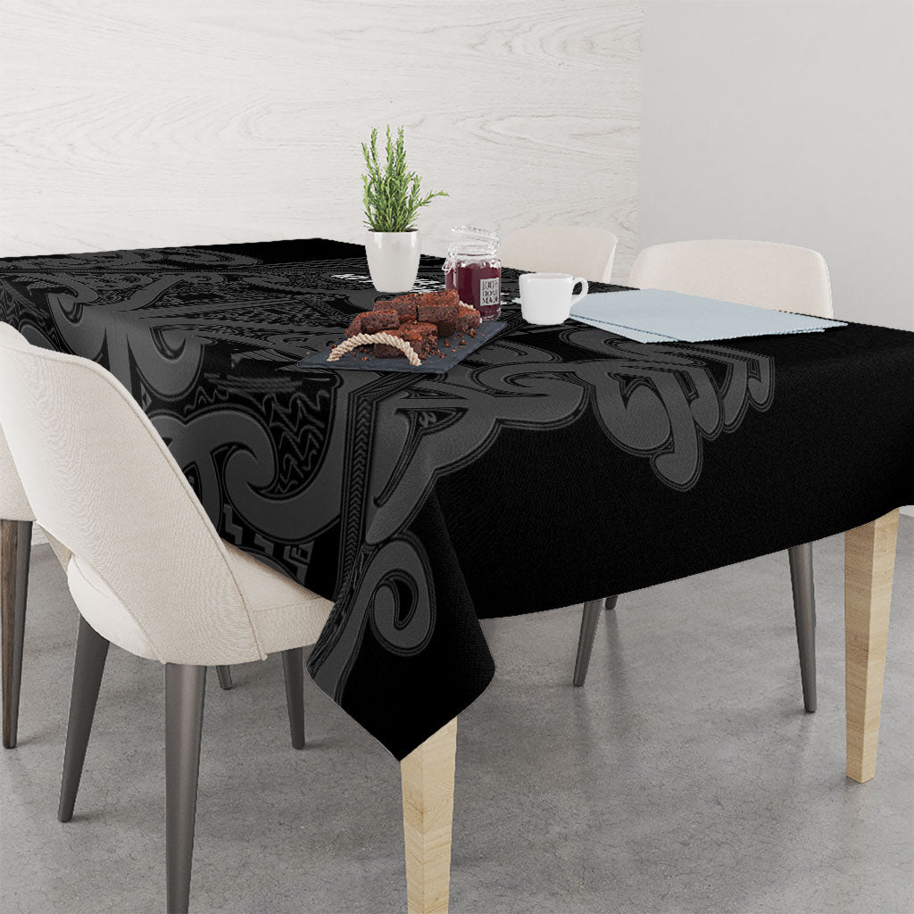 Maori Language Week Tablecloth Kia Mau Ki To Ukaipo Grey Color
