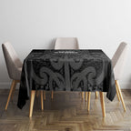 Maori Language Week Tablecloth Kia Mau Ki To Ukaipo Grey Color