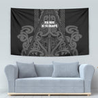 Maori Language Week Tapestry Kia Mau Ki To Ukaipo Grey Color