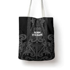 Maori Language Week Tote Bag Kia Mau Ki To Ukaipo Grey Color