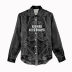 Maori Language Week Personalised Women Casual Shirt Kia Mau Ki To Ukaipo Grey Color