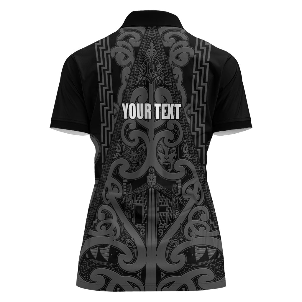 Maori Language Week Personalised Women Polo Shirt Kia Mau Ki To Ukaipo Grey Color