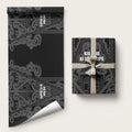 Maori Language Week Wrapping Paper Kia Mau Ki To Ukaipo Grey Color