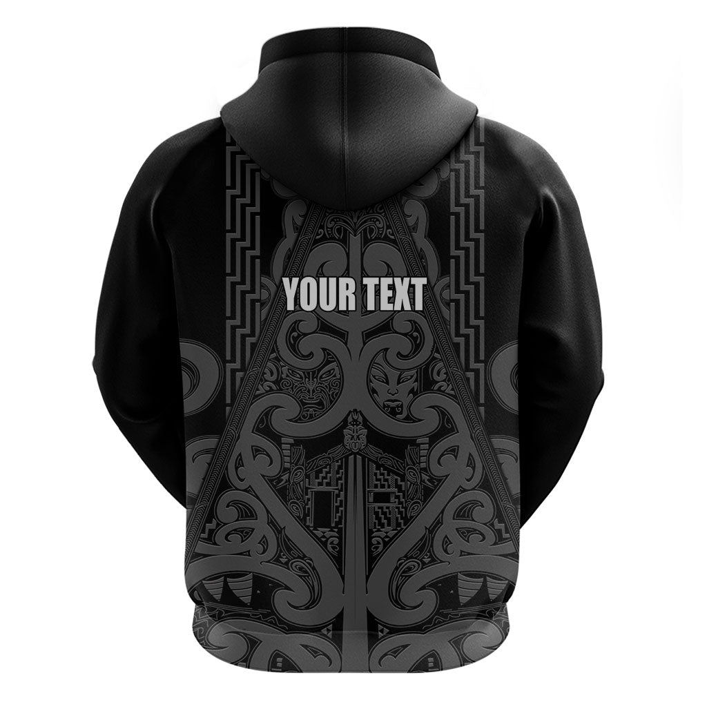 Maori Language Week Personalised Zip Hoodie Kia Mau Ki To Ukaipo Grey Color