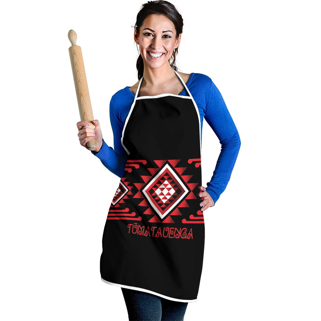 Aotearoa Atua Tumatauenga Apron Maori God Of War Taniko Motifs