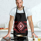 Aotearoa Atua Tumatauenga Apron Maori God Of War Taniko Motifs
