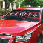 Aotearoa Atua Tumatauenga Auto Sun Shade Maori God Of War Taniko Motifs