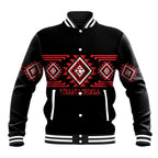 Aotearoa Atua Tumatauenga Personalised Baseball Jacket Maori God Of War Taniko Motifs