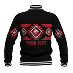 Aotearoa Atua Tumatauenga Personalised Baseball Jacket Maori God Of War Taniko Motifs