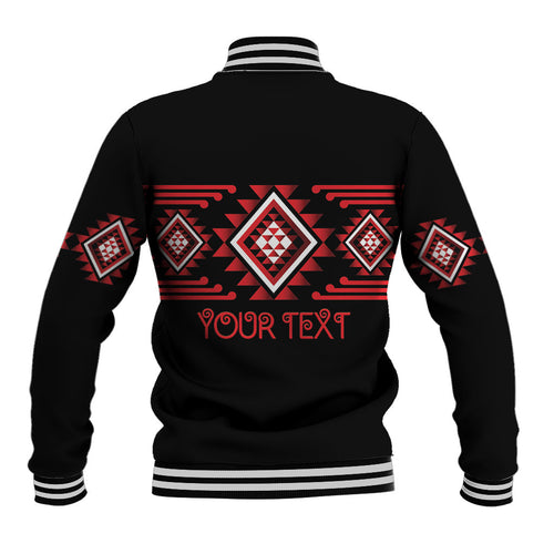 Aotearoa Atua Tumatauenga Personalised Baseball Jacket Maori God Of War Taniko Motifs
