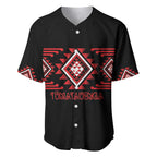 Aotearoa Atua Tumatauenga Personalised Baseball Jersey Maori God Of War Taniko Motifs