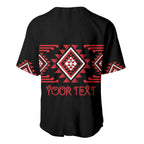 Aotearoa Atua Tumatauenga Personalised Baseball Jersey Maori God Of War Taniko Motifs
