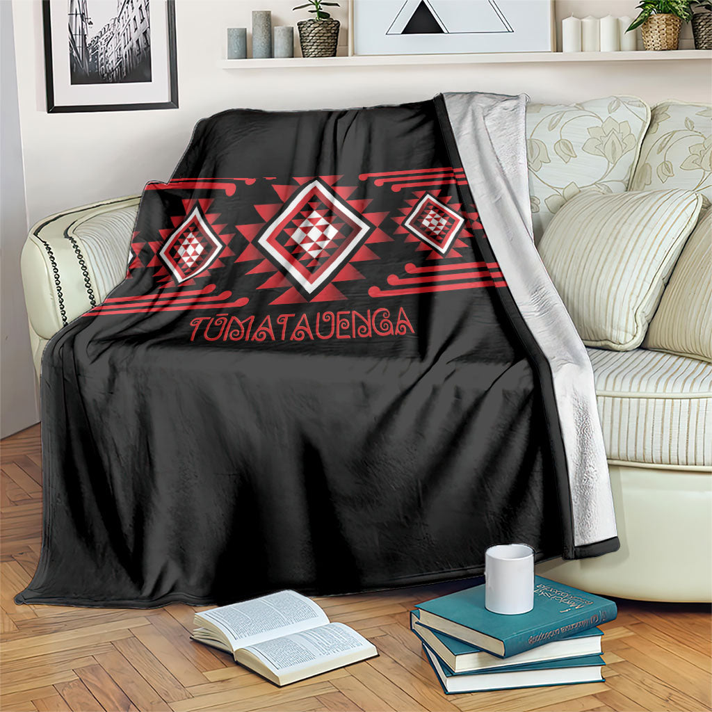 Aotearoa Atua Tumatauenga Blanket Maori God Of War Taniko Motifs