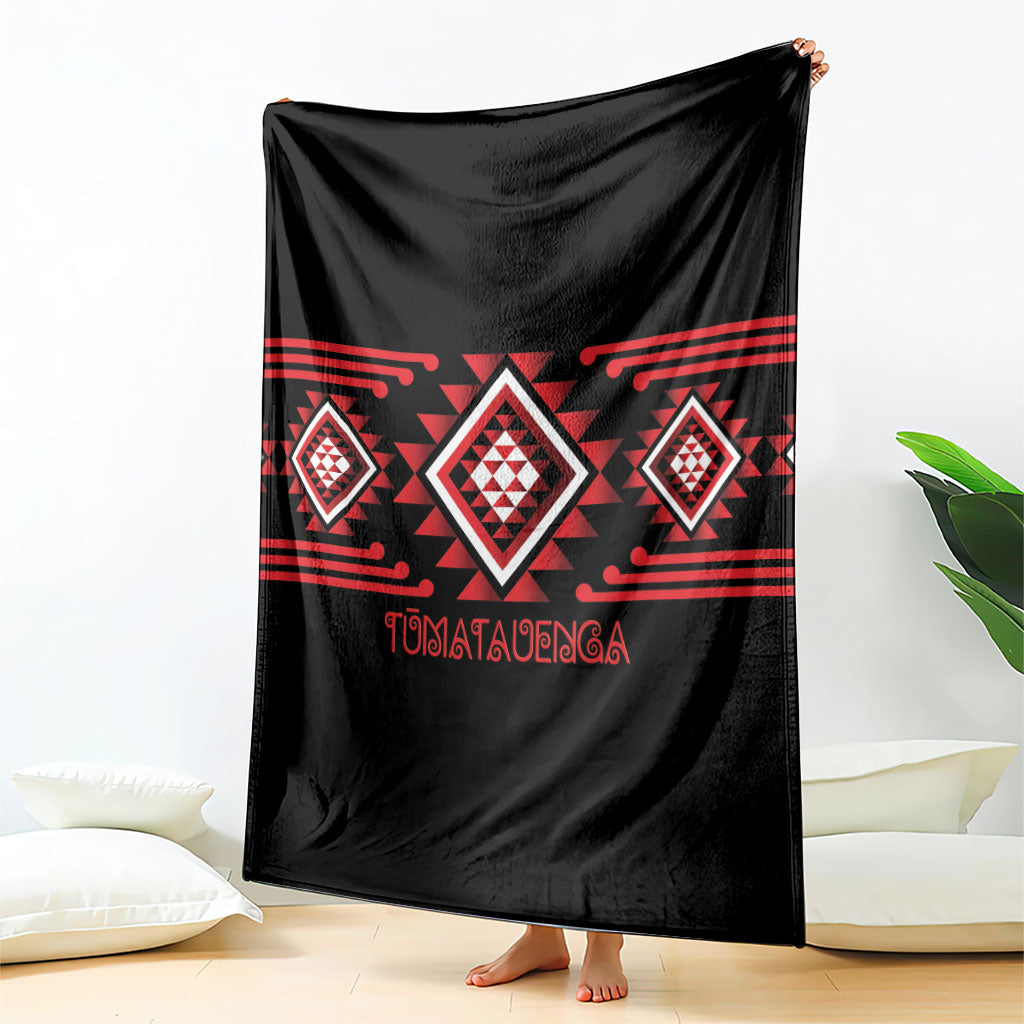 Aotearoa Atua Tumatauenga Blanket Maori God Of War Taniko Motifs