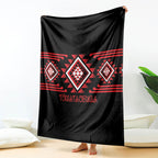 Aotearoa Atua Tumatauenga Blanket Maori God Of War Taniko Motifs