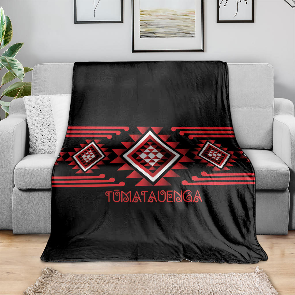 Aotearoa Atua Tumatauenga Blanket Maori God Of War Taniko Motifs