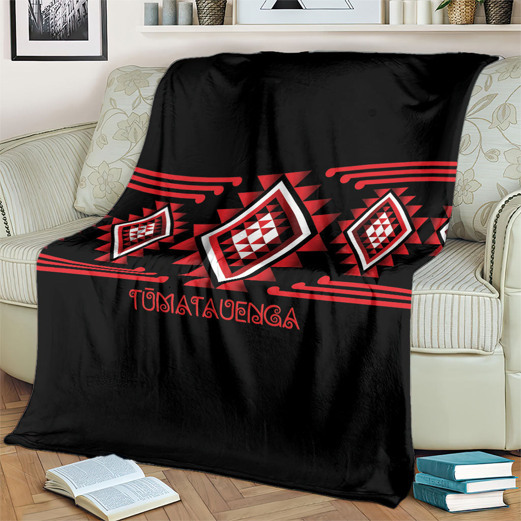 Aotearoa Atua Tumatauenga Blanket Maori God Of War Taniko Motifs