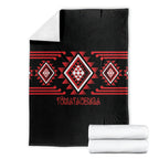 Aotearoa Atua Tumatauenga Blanket Maori God Of War Taniko Motifs