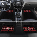 Aotearoa Atua Tumatauenga Personalised Car Mats Maori God Of War Taniko Motifs