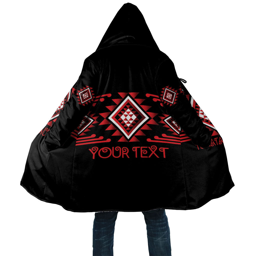 Aotearoa Atua Tumatauenga Personalised Cloak Maori God Of War Taniko Motifs