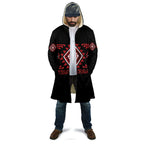 Aotearoa Atua Tumatauenga Personalised Cloak Maori God Of War Taniko Motifs