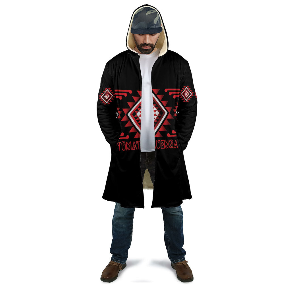 Aotearoa Atua Tumatauenga Personalised Cloak Maori God Of War Taniko Motifs