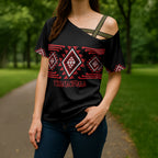 Aotearoa Atua Tumatauenga Personalised Cross Shoulder Shirt Maori God Of War Taniko Motifs