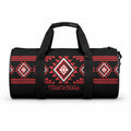 Aotearoa Atua Tumatauenga Duffle Bag Maori God Of War Taniko Motifs
